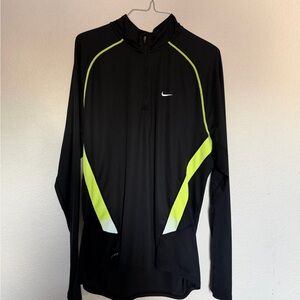 Nike Men's Black and Yellow Jacket